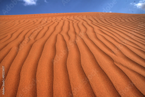 Fototapeta natura pustynia wydma panoramiczny wzór