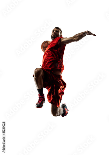 Naklejka koszykówka lekkoatletka portret zdrowy ludzie