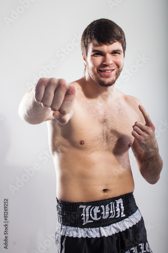 Fotoroleta ćwiczenie boks mężczyzna sztuki walki