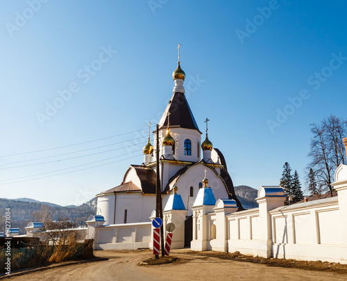 Fotoroleta rosja świątynia śnieg europa