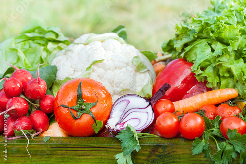 Naklejka pieprz pomidor jedzenie ogród warzywo