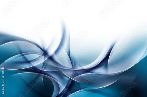 Plakat sztuka spirala morze głębia fraktal