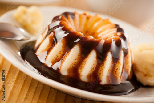 Obraz na płótnie czekolada wanilia deser