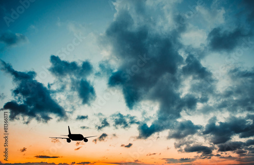 Obraz na płótnie rejs niebo airliner lotnictwo
