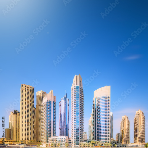 Fotoroleta nowoczesny miejski niebo drapacz metropolia