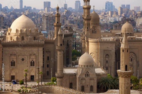 Obraz na płótnie stary egipt meczet wieża