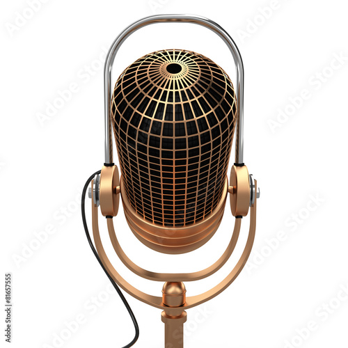 Fotoroleta mikrofon 3D karaoke