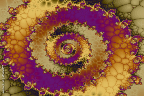 Fototapeta obraz fraktal wzór spirala formularz