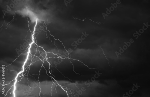 Fotoroleta natura sztorm niebo potęga ciemny