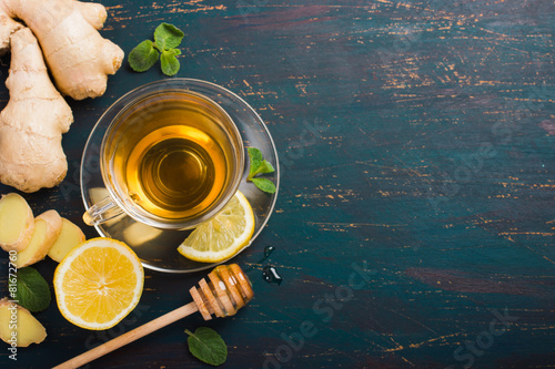 Fototapeta witamina herbata świeży zdrowy