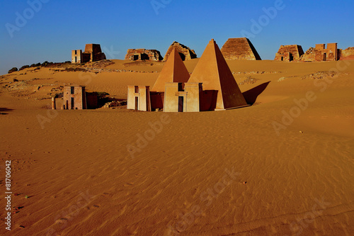 Fototapeta piramida egipt pustynia antyk