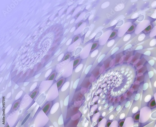 Obraz na płótnie sztuka piękny spirala ornament abstrakcja