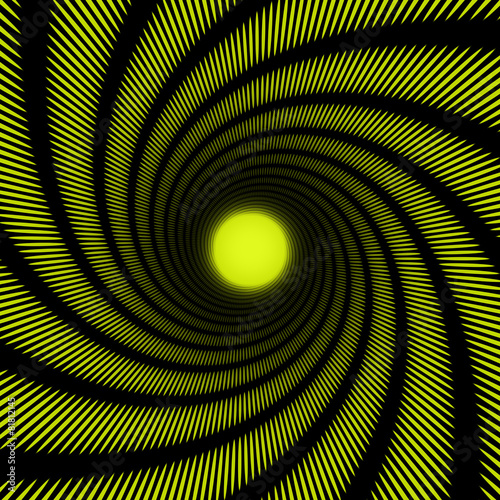 Fotoroleta tunel sztuka spirala