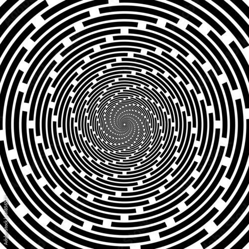 Obraz na płótnie łuk abstrakcja perspektywa fala spirala