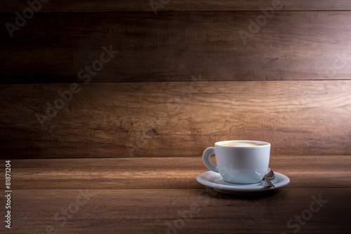 Plakat vintage kawa cappucino kawiarnia