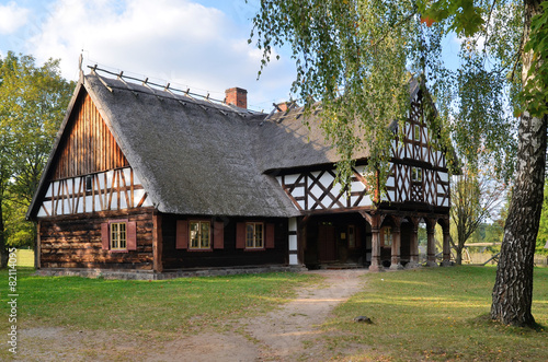 Naklejka muzeum chata mazury pruskich