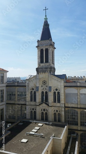 Fototapeta wieża kościelna niebo kościół architektura