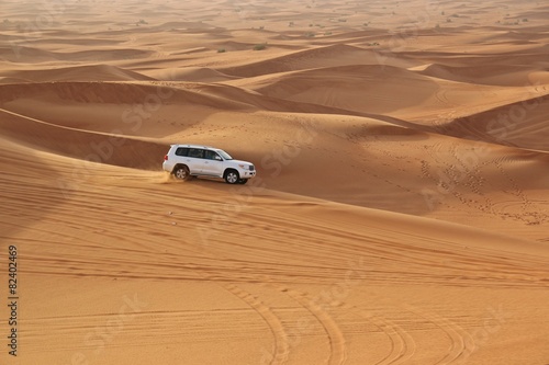 Plakat wydma sport arabski pustynia pejzaż