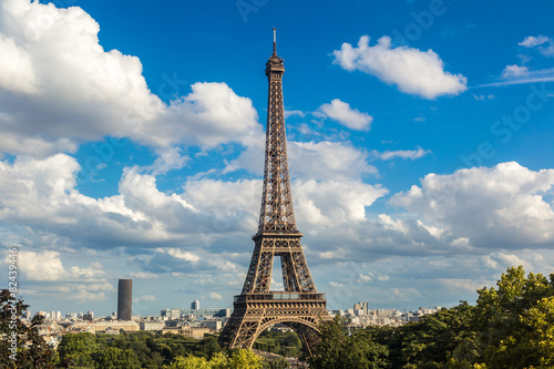 Fototapeta Eiffel Tower in Paris, France