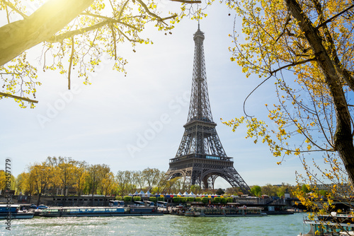 Obraz na płótnie wieża lato francja eifla paris