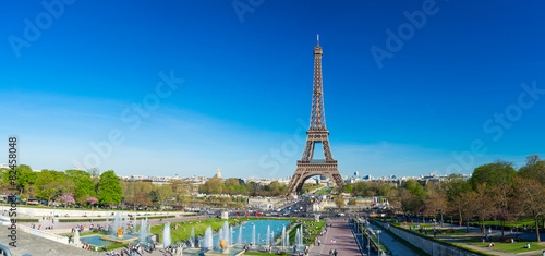 Obraz na płótnie wieża francja lato sprężyna memoriał
