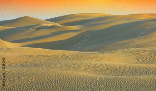 Plakat krajobraz pejzaż pustynia afryka