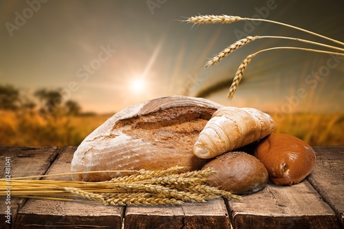 Obraz na płótnie jedzenie francja mąka owies pszenica