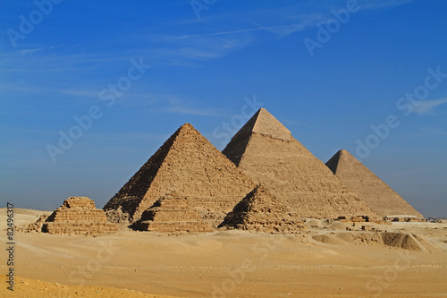 Plakat egipt piramida antyk kair