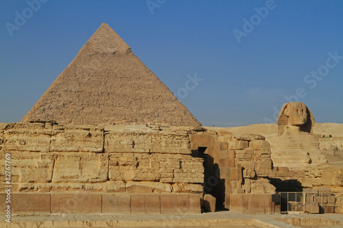 Plakat egipt piramida unesco faraon