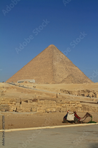 Fotoroleta piramida egipt faraon unesco
