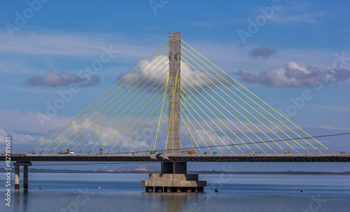 Naklejka most brazylia droga kolumna