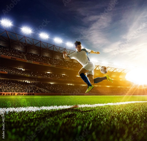 Fotoroleta sport trawa panorama mężczyzna lekkoatletka