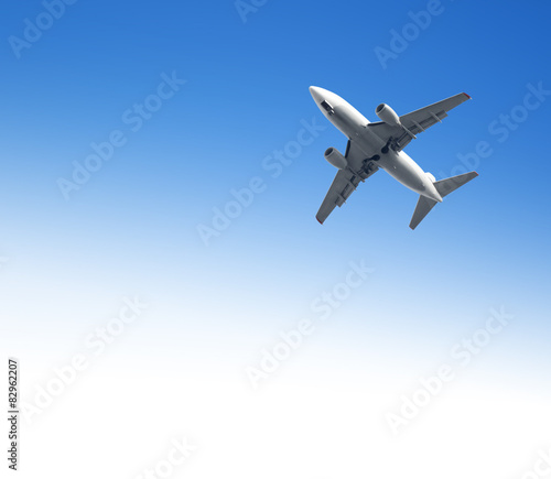 Plakat lotnictwo silnik odrzutowiec samolot nowoczesny