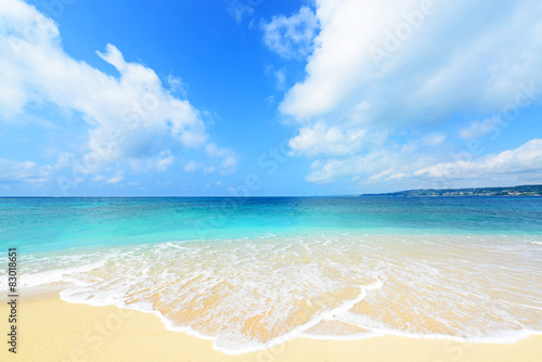 Naklejka zdrowie krajobraz plaża