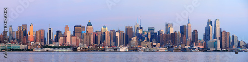Plakat ameryka metropolia architektura panoramiczny pejzaż