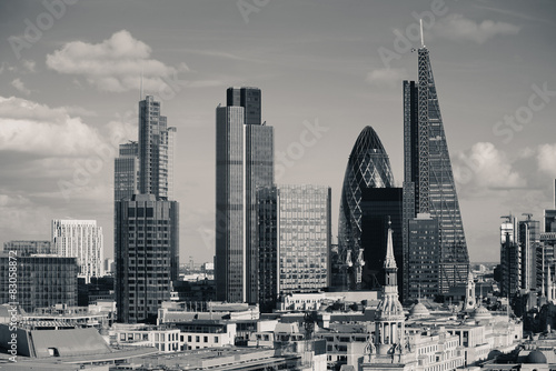 Plakat londyn miejski anglia panorama ulica