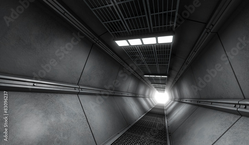 Fotoroleta ścieżka korytarz droga metro stary