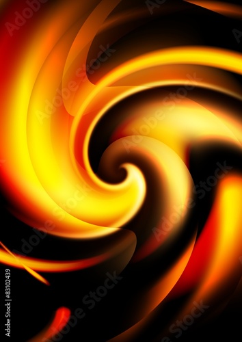 Obraz na płótnie fraktal spirala zakrętas