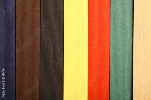 Naklejka Colored paper stripes