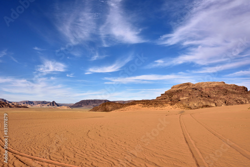Fotoroleta Wadi Rum desert