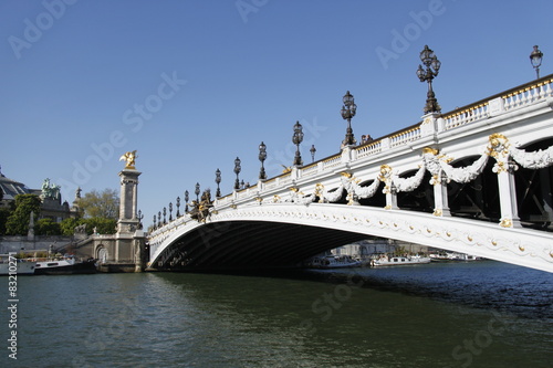 Fototapeta most peron aleksander paris rzeki