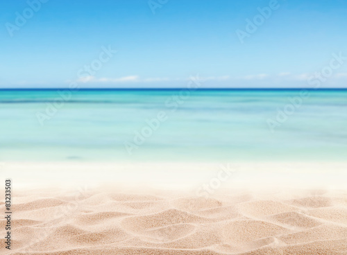 Naklejka fala woda plaża brzeg lato