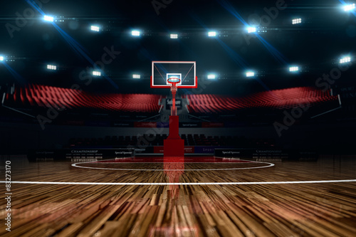 Plakat mąka stadion obraz koszykówka sport
