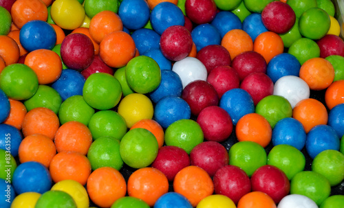 Fotoroleta dzieci piłka kolor wielokolorowe cukier