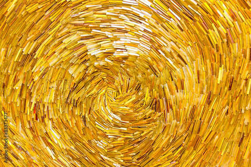 Fototapeta spirala wzór ornament słoma sztuka