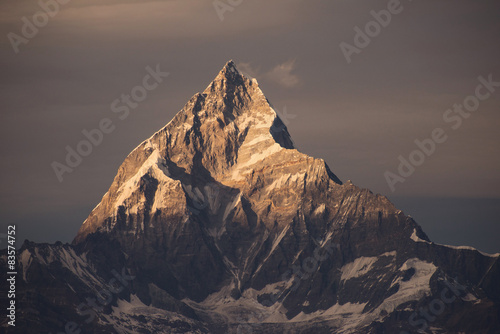 Fotoroleta inspiracja sztuka vintage góra