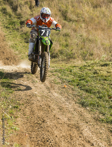 Obraz na płótnie sport ukraina motocross jazda konna motocykl