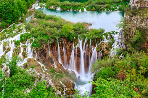 Fototapeta chorwacja narodowy las panorama raj