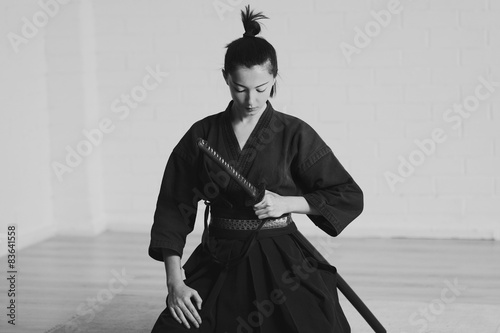 Fotoroleta sztuki walki japoński wschód japonia kobieta
