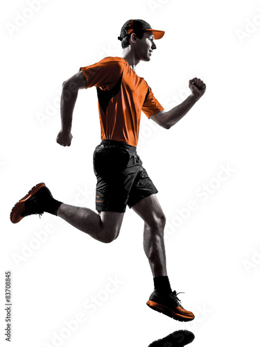 Plakat ludzie mężczyzna jogging lekkoatletka sport